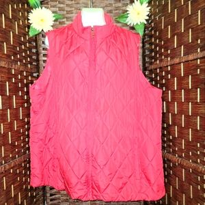 Cg.l.cg Vests Jacket color Red good condition has pockets